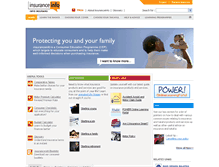 Tablet Screenshot of insuranceinfo.com.my